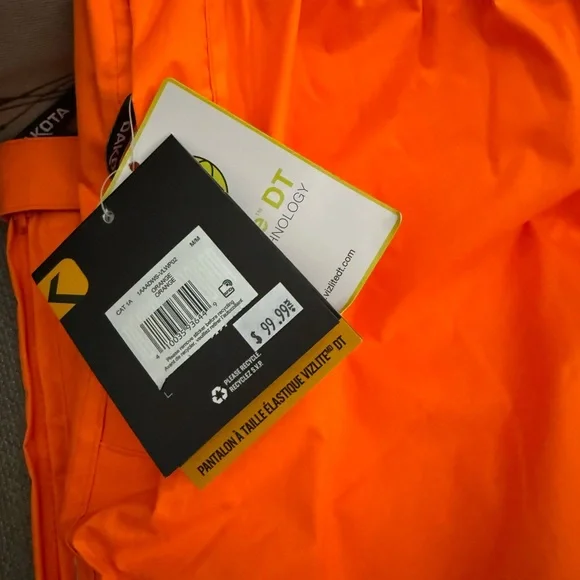 High-Visibility Orange Safety Pants - Picture 4 of 7